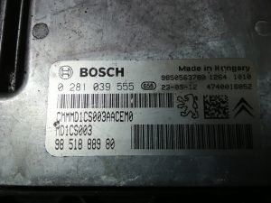 0281039555 9850563780 4740016052 CMMMD1CS003AACEM0 MD1CS003 98 518 889 80 Peugeot Citroen Motor Beyni