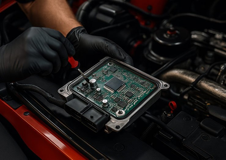 Araç ECU beyin tamiri ve elektronik devre onarımı - Şimşek 34
