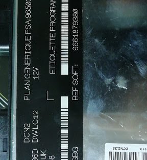 Peugeot Partner Citroen Berlingo Motor Beyni 9661879380