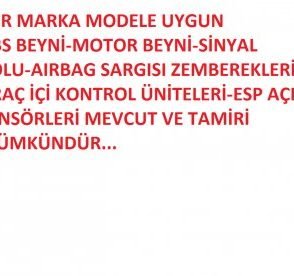 ESP TAMİRİ SİNYAL KOLU TAMİRİ AIRBAG SARGI TAMİRİ